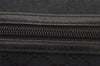 Authentic GUCCI Vintage Hand Bag Purse GG Canvas Leather 124542 Black 4006I