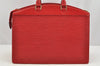 Authentic Louis Vuitton Epi Riviera Hand Bag Red M48187 LV Junk 4008I