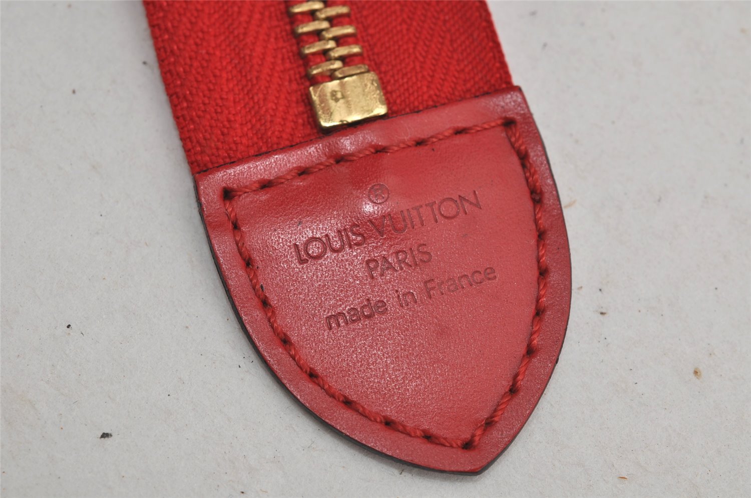 Authentic Louis Vuitton Epi Riviera Hand Bag Red M48187 LV Junk 4008I