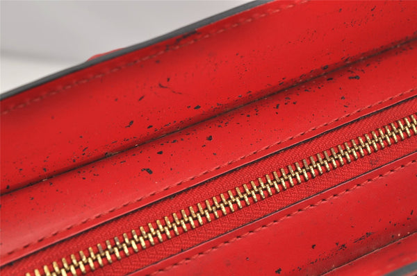 Authentic Louis Vuitton Epi Riviera Hand Bag Red M48187 LV Junk 4008I