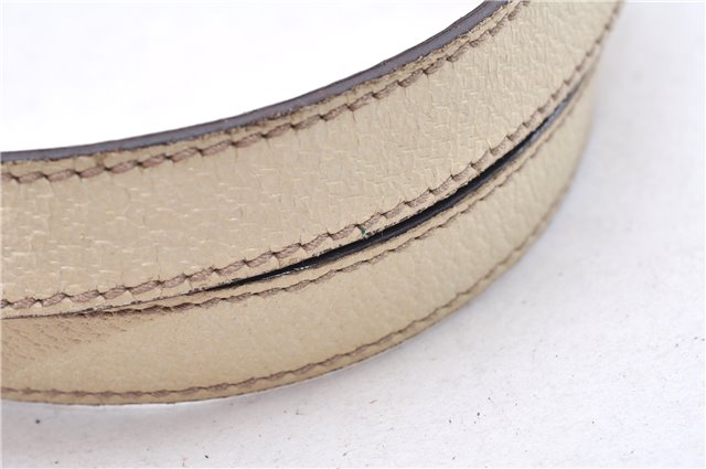 Authentic GUCCI Vintage Shoulder Tote Bag GG Canvas Leather 154982 Brown 4010E