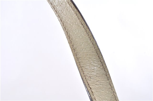 Authentic GUCCI Vintage Shoulder Tote Bag GG Canvas Leather 154982 Brown 4010E