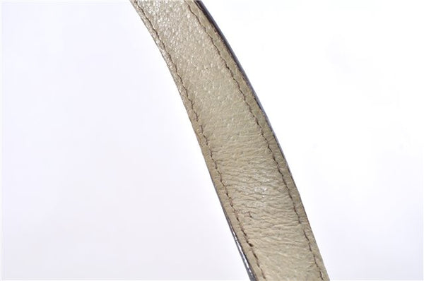 Authentic GUCCI Vintage Shoulder Tote Bag GG Canvas Leather 154982 Brown 4010E