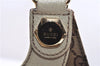 Authentic GUCCI Vintage Shoulder Tote Bag GG Canvas Leather 154982 Brown 4010E