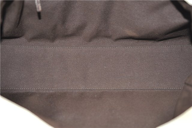 Authentic GUCCI Vintage Shoulder Tote Bag GG Canvas Leather 154982 Brown 4010E