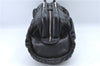 Authentic Christian Dior Hand Bag Purse Leather Black CD 4011C