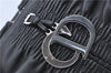 Authentic Christian Dior Hand Bag Purse Leather Black CD 4011C