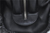 Authentic Christian Dior Hand Bag Purse Leather Black CD 4011C