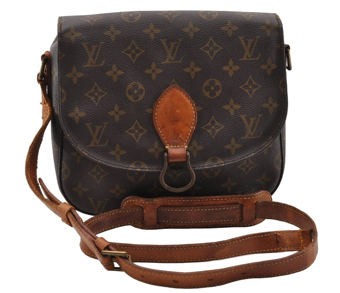 Authentic Louis Vuitton Monogram Saint Cloud GM M51242 Shoulder Bag Junk 4013I