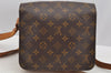 Authentic Louis Vuitton Monogram Cartouchiere MM M51253 Shoulder Bag Junk 4015I