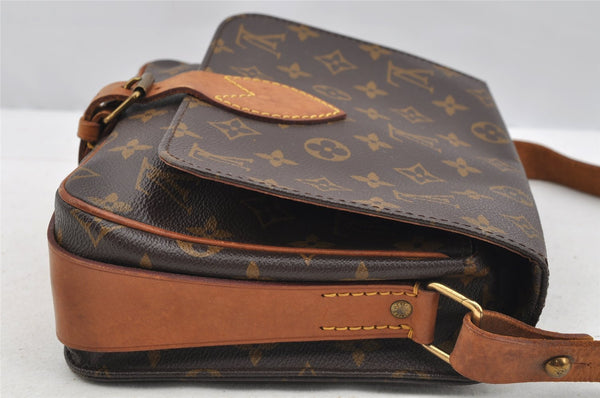Authentic Louis Vuitton Monogram Cartouchiere MM M51253 Shoulder Bag Junk 4015I