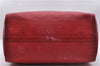 Authentic Louis Vuitton Epi Speedy 30 Hand Bag Red M43007 LV 4016D