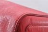 Authentic Louis Vuitton Epi Speedy 30 Hand Bag Red M43007 LV 4016D