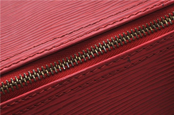 Authentic Louis Vuitton Epi Speedy 30 Hand Bag Red M43007 LV 4016D