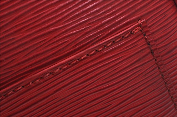 Authentic Louis Vuitton Epi Speedy 30 Hand Bag Red M43007 LV 4016D