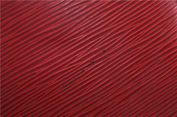 Authentic Louis Vuitton Epi Speedy 30 Hand Bag Red M43007 LV 4016D