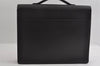 Authentic Louis Vuitton Taiga Serviette Kazan Briefcase Black M30802 LV 4016I