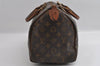 Authentic Louis Vuitton Monogram Speedy 30 Hand Boston Bag M41526 LV 4018I