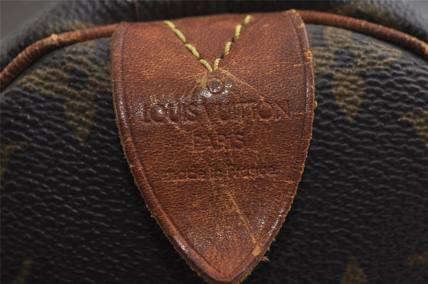 Authentic Louis Vuitton Monogram Speedy 30 Hand Boston Bag M41526 LV 4018I
