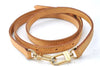 Authentic Louis Vuitton Leather Shoulder Strap Beige 41.7-49" LV 4019C