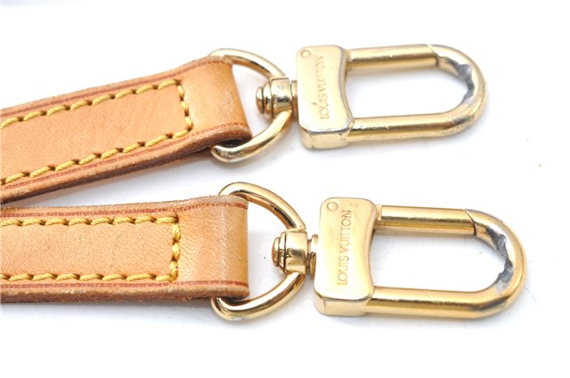 Authentic Louis Vuitton Leather Shoulder Strap Beige 41.7-49