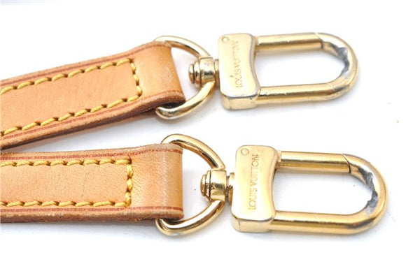 Authentic Louis Vuitton Leather Shoulder Strap Beige 41.7-49" LV 4019C