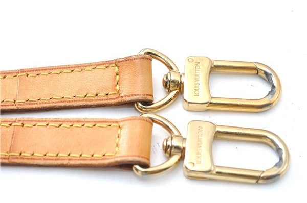 Authentic Louis Vuitton Leather Shoulder Strap Beige 41.7-49" LV 4019C