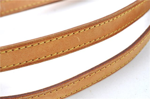 Authentic Louis Vuitton Leather Shoulder Strap Beige 41.7-49" LV 4019C