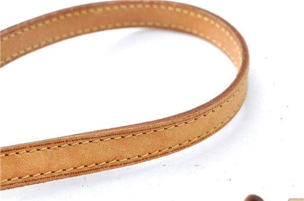 Authentic Louis Vuitton Leather Shoulder Strap Beige 41.7-49" LV 4019C