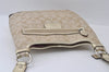 Authentic COACH Signature Shoulder Cross Body Bag PVC Leather F15704 Beige 4019I