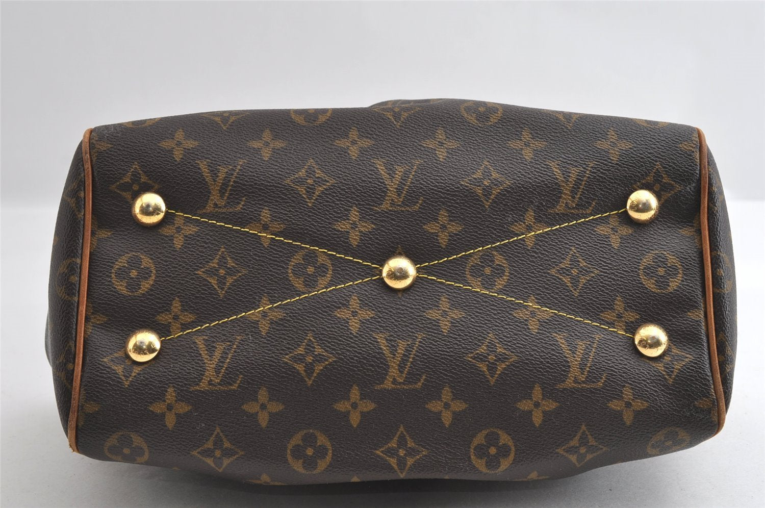 Authentic Louis Vuitton Monogram Tivoli PM Hand Tote Bag Purse M40143 LV 4025I