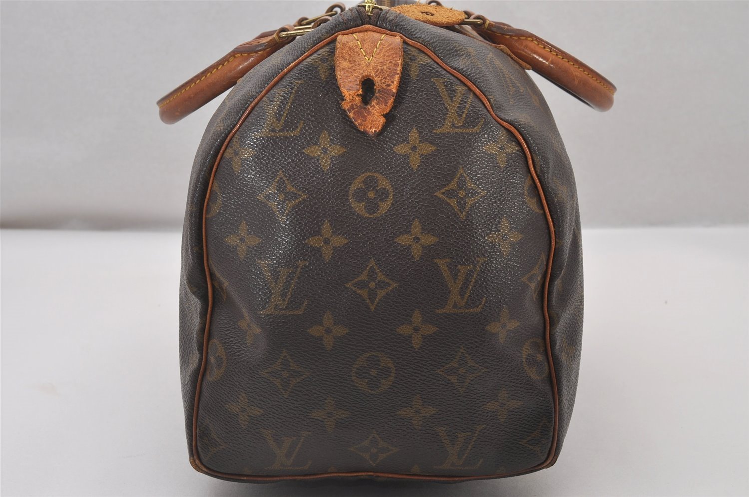 Authentic Louis Vuitton Monogram Speedy 30 Hand Boston Bag M41526 LV 4026I