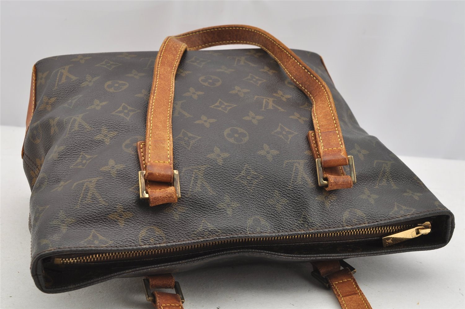Authentic Louis Vuitton Monogram Cabas Piano Shoulder Tote Bag M51148 LV 4027I