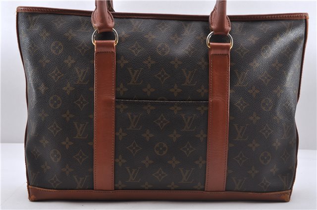 Auth Louis Vuitton Monogram Sac Weekend PM Vintage Tote Hand Bag M42425 LV 4029D