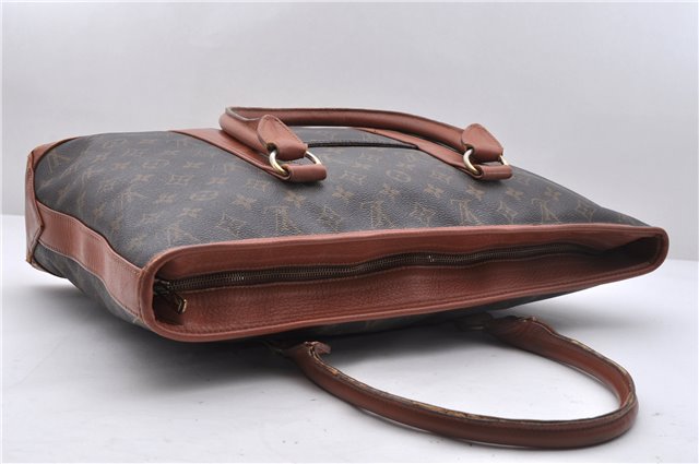 Auth Louis Vuitton Monogram Sac Weekend PM Vintage Tote Hand Bag M42425 LV 4029D