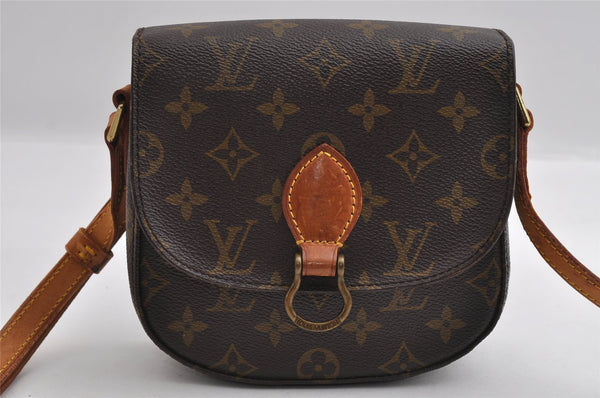 Authentic Louis Vuitton Monogram Saint Cloud PM M51244 Shoulder Cross Bag 4030I