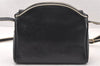 Authentic GUCCI Vintage Shoulder Cross Body Bag Purse Leather Black 4031I