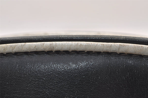 Authentic GUCCI Vintage Shoulder Cross Body Bag Purse Leather Black 4031I