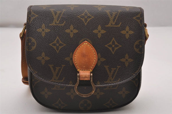 Authentic Louis Vuitton Monogram Saint Cloud PM M51244 Shoulder Cross Bag 4032I