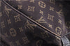 Auth Louis Vuitton Monogram Mini Lin Saumur 30 Shoulder Bag M95227 Brown 4033F