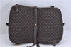 Auth Louis Vuitton Monogram Mini Lin Saumur 30 Shoulder Bag M95227 Brown 4033F