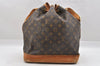 Authentic Louis Vuitton Monogram Noe Shoulder Drawstring Bag M42224 LV 4033I