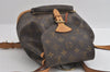 Authentic Louis Vuitton Monogram Montsouris MM Backpack M51136 LV 4035I