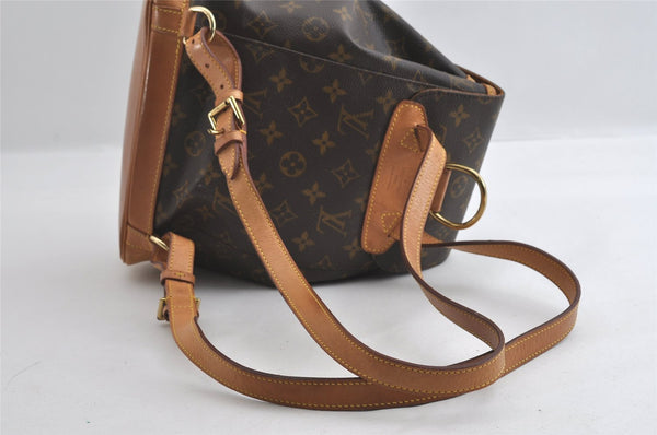 Authentic Louis Vuitton Monogram Montsouris MM Backpack M51136 LV 4035I