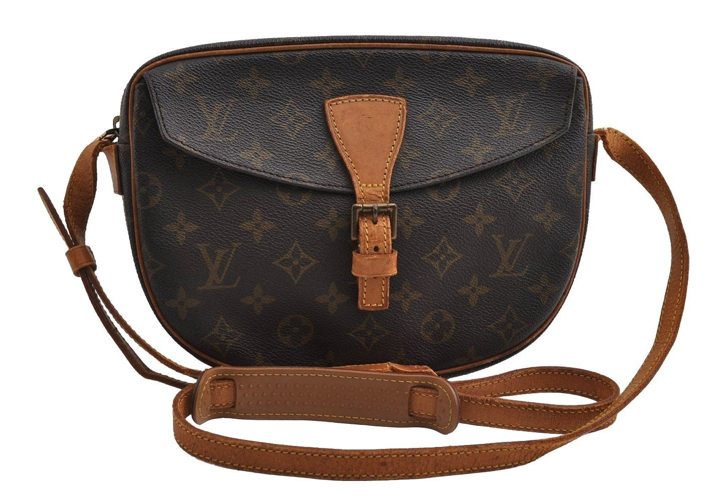 Authentic Louis Vuitton Monogram Jeune Fille MM M51226 Shoulder Cross Bag 4036I