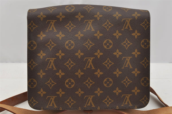 Authentic Louis Vuitton Monogram Cartouchiere GM M51252 Shoulder Bag Junk 4037I