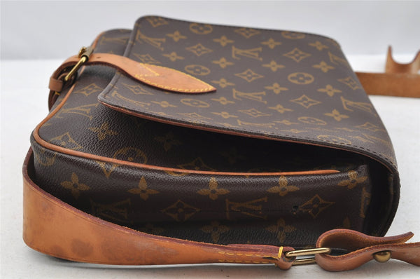 Authentic Louis Vuitton Monogram Cartouchiere GM M51252 Shoulder Bag Junk 4037I