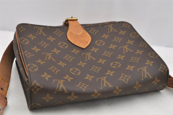 Authentic Louis Vuitton Monogram Cartouchiere GM M51252 Shoulder Bag Junk 4037I