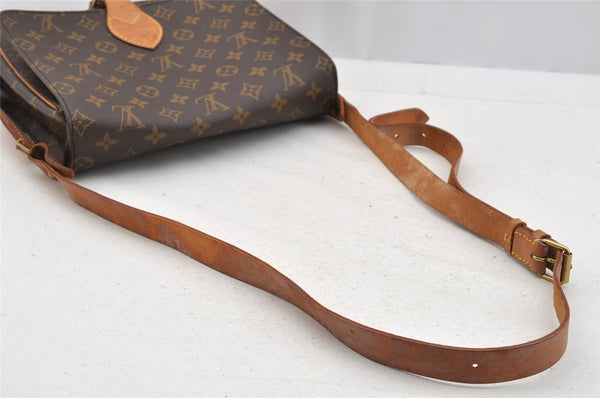 Authentic Louis Vuitton Monogram Cartouchiere GM M51252 Shoulder Bag Junk 4037I