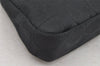 Authentic COACH Signature Hand Bag Pouch Purse Canvas Leather F44612 Black 4039I